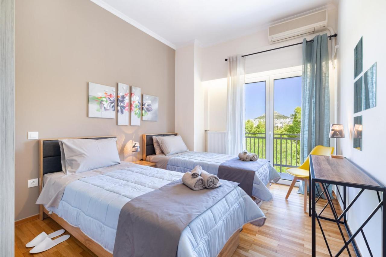 Katsanis Luxury Apt., Stunning View Of Acropolis Athens Exterior photo