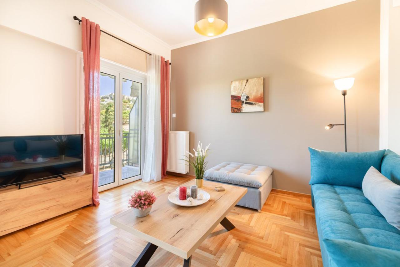 Katsanis Luxury Apt., Stunning View Of Acropolis Athens Exterior photo
